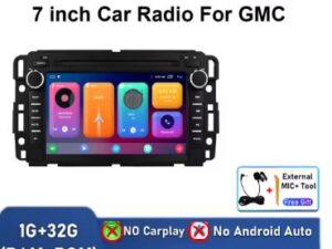 Chevrolet & GMC 7″ Wireless CarPlay Android Auto Car Radio GPS