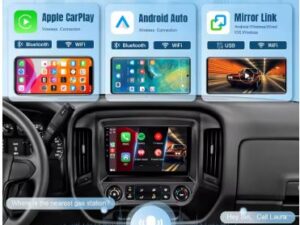 Chevrolet Silverado & GMC Sierra 2014–2018 10.1″ Wireless Car Radio GPS